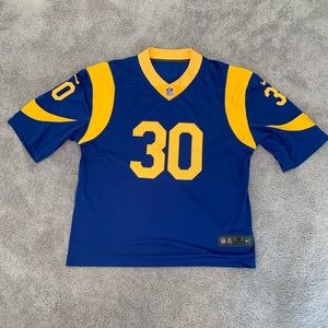 #30 Todd Gurley II LA Rams Football Jersey